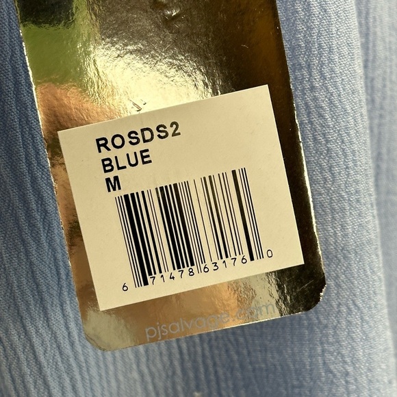 PJ Salvage Drawstring Salty Days Sleep Lounge Shorts -  Blue - ROSDS2 - Picture 5 of 9